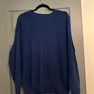 Woman’s Soft Blue Sweater